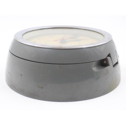 2161 - Soviet Cold War period naval bulkhead clock. UK P&P Group 3 (£30+VAT for the first lot and £8+VAT fo... 