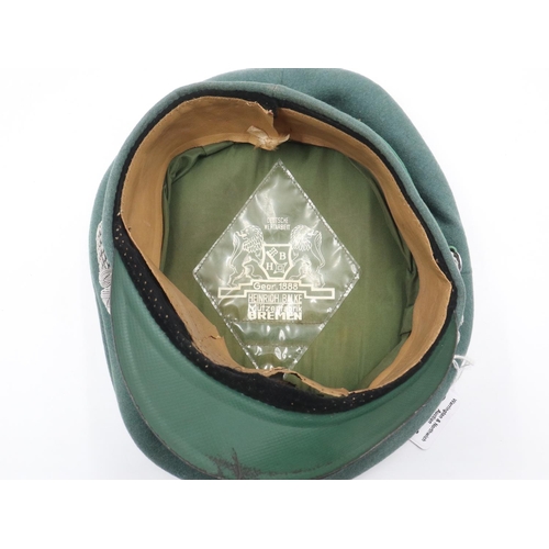 2174 - WWII Gebirgsjäger (Mountain Troops) Officers Visor Cap. UK P&P Group 2 (£20+VAT for the first lot an... 