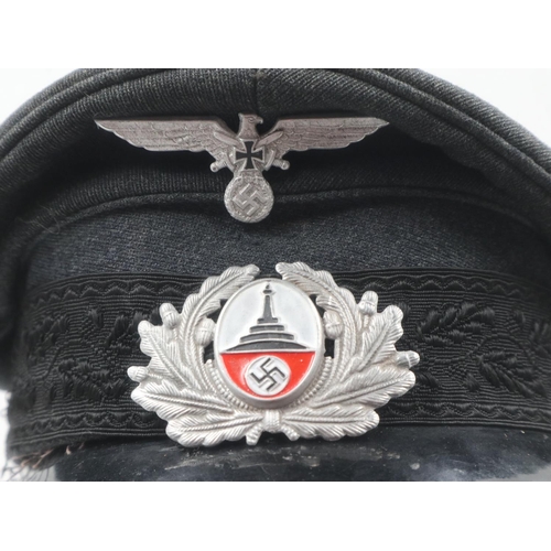 2185 - Third Reich period Veterans Cap. UK P&P Group 2 (£20+VAT for the first lot and £4+VAT for subsequent... 