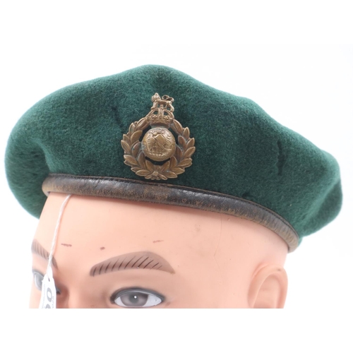 2190 - 1944 Dated Royal Marines Commando Kangol Beret. Marked with the clothing department date code letter... 