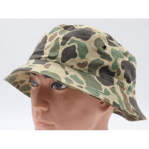 2192 - Eary Vietnam War period Pacific Camouflage Boonie hat. UK P&P Group 1 (£16+VAT for the first lot and... 