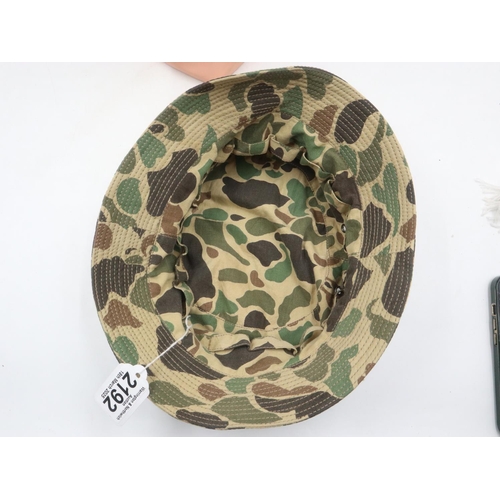 2192 - Eary Vietnam War period Pacific Camouflage Boonie hat. UK P&P Group 1 (£16+VAT for the first lot and... 