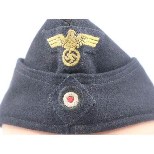 2194 - WWII German Kriegsmarine Side Cap. UK P&P Group 2 (£20+VAT for the first lot and £4+VAT for subseque... 