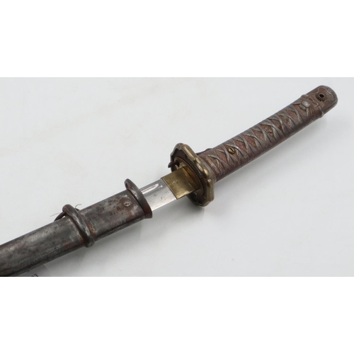 2247 - WWII Japanese NCO’s Sword. Tokyo Arsenal Marked. Numbered blade and scabbard (not matching). Not ava... 