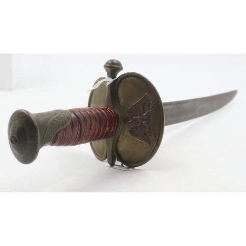 2261 - Napoleonic French sabre, later shortened, overall L: 46cm. UK P&P Group 2 (£20+VAT for the first lot... 