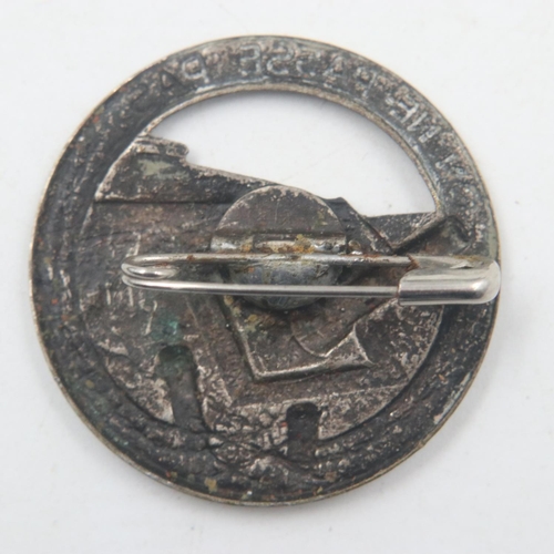 2283 - French WWII Maginot Line Garrison members badge, pin damaged. UK P&P Group 1 (£16+VAT for the first ... 