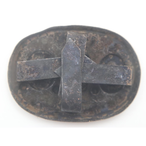 2288 - WWI Chinese Labour Corps Cap Badge. The CLC were responsible for digging War Graves, digging out cav... 