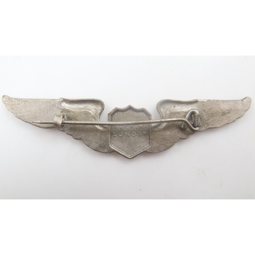 2297 - WWII British Made US Pilots Wings. Makers Marked Firmin London. UK P&P Group 1 (£16+VAT for the firs... 