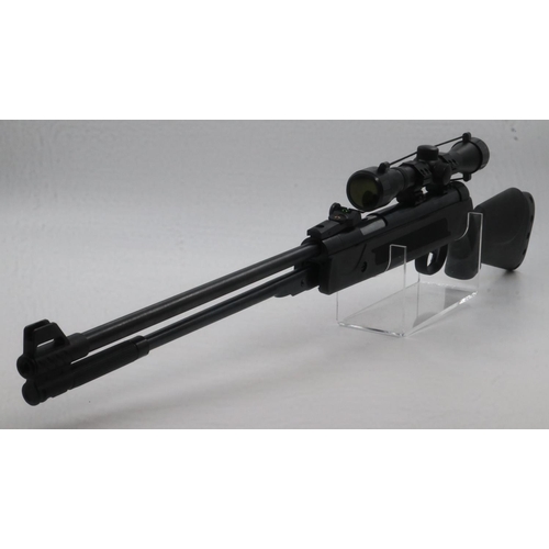 2020A - SMK DB3 underlever air rifle, .177 with Pro Shot precision 4 x 32 scope, with sling canvas bag with ... 