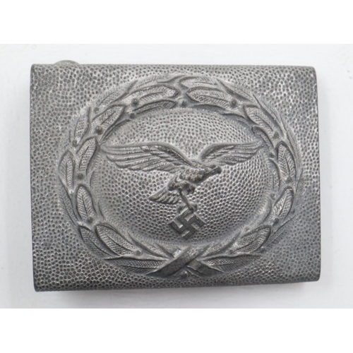 2221 - WWII Mid War German Luftwaffe Alloy Buckle. Maker: CTD - Christian T. Dicke. UK P&P Group 1 (£16+VAT... 