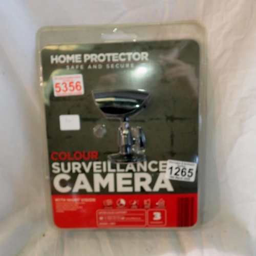 1265 - Home projector colour surveillance camera with infra red, factory sealed. UK P&P Group 2 (£20+VAT fo... 