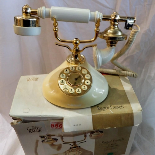 1280 - Boxed Betacom Regal French classic telephone. Not available for in-house P&P