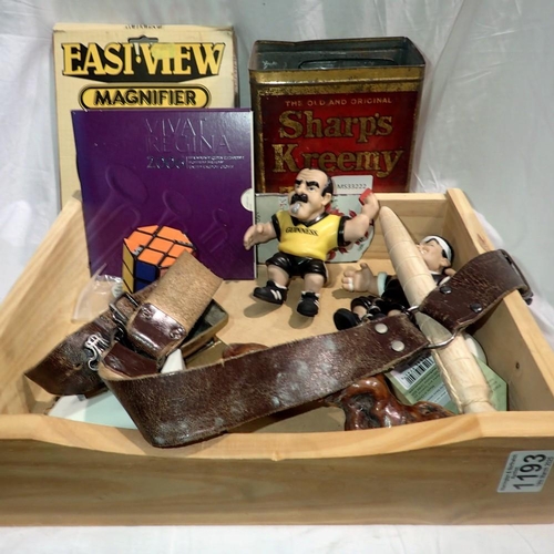 1193 - Mixed collectables. Not available for in-house P&P