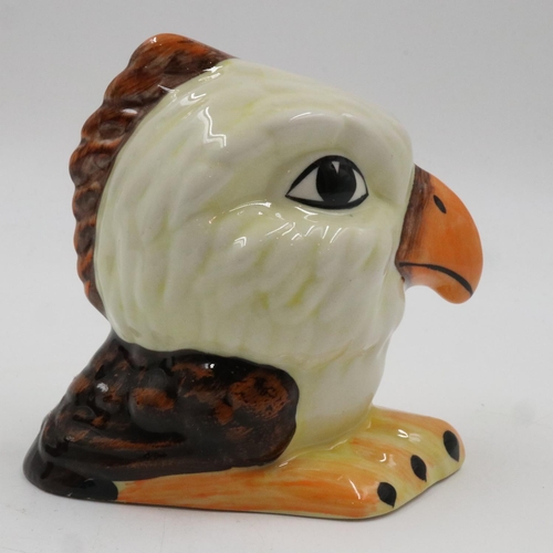 112 - Lorna Bailey eagle, no cracks or chips, H: 10 cm. UK P&P Group 1 (£16+VAT for the first lot and £2+V... 