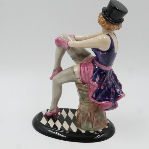 139 - Peggy Davies figurine, Marlene Dietrich, limited edition 689/750, no cracks or chips, H: 23 cm. UK P... 