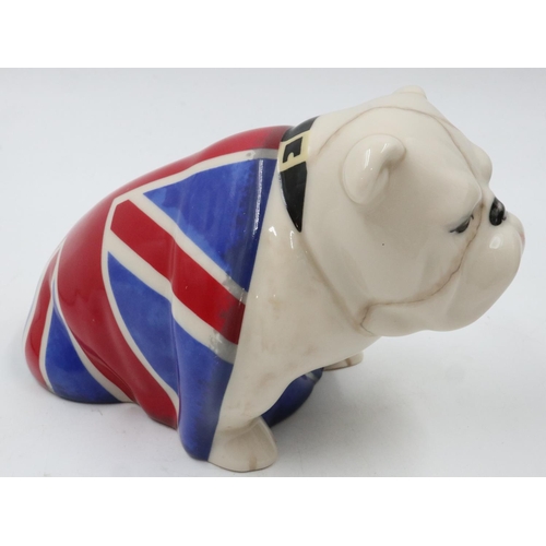 150 - Boxed Royal Doulton James Bond edition bulldog, No Time to Die, no cracks or chips, H: 9 cm. UK P&P ... 