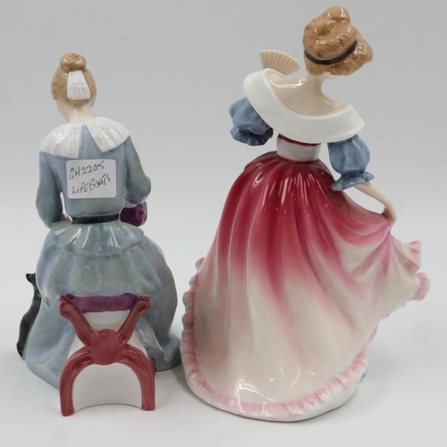 154 - Two Royal Doulton ladies, HN3098 Dorothy P Parsons 1987 and Figure Of The Year HN3316 Amy by Peter-A... 