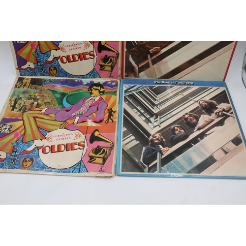 184 - Four Beatles compilation LPs. UK P&P Group 2 (£20+VAT for the first lot and £4+VAT for subsequent lo... 