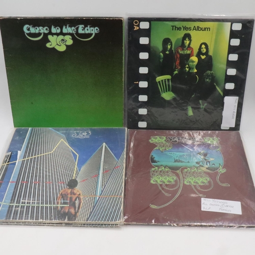 196 - Four Yes LPs. UK P&P Group 2 (£20+VAT for the first lot and £4+VAT for subsequent lots)