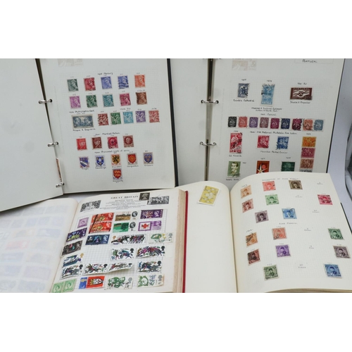 201 - Four albums of world stamps. UK P&P Group 3 (£30+VAT for the first lot and £8+VAT for subsequent lot... 