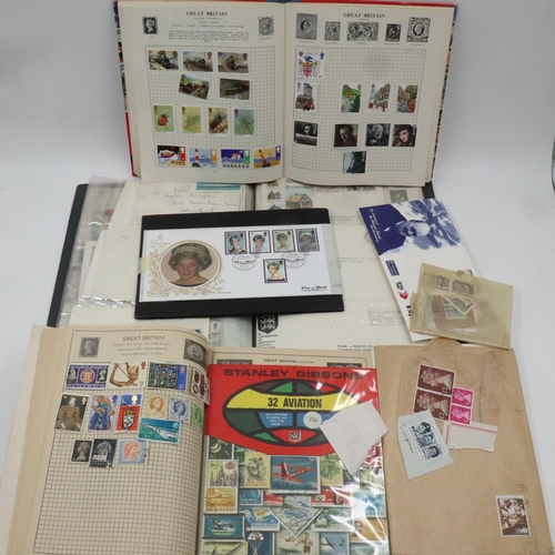 203 - Mixed stamp albums and Channel Islands first day covers. Not available for in-house P&P