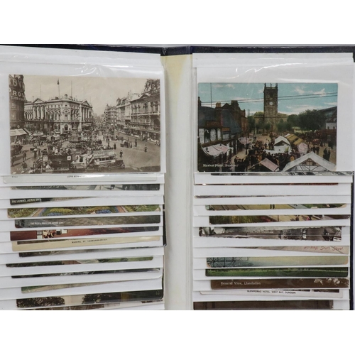 211 - Album of 120 topographical postcards. UK P&P Group 2 (£20+VAT for the first lot and £4+VAT for subse... 