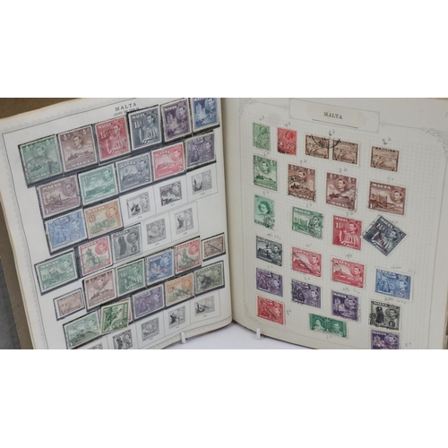 218C - Album of Africa and Malta stamps, Victoria and later. UK P&P Group 2 (£20+VAT for the first lot and ... 