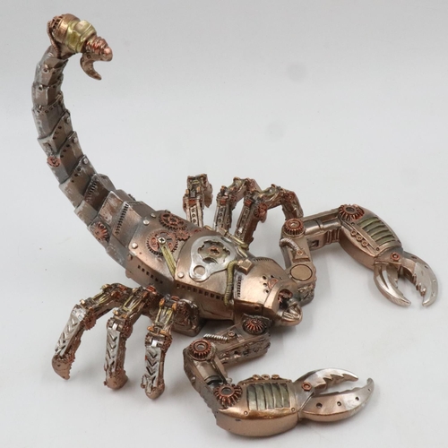 232A - Steampunk style scorpion. UK P&P Group 2 (£20+VAT for the first lot and £4+VAT for subsequent lots)