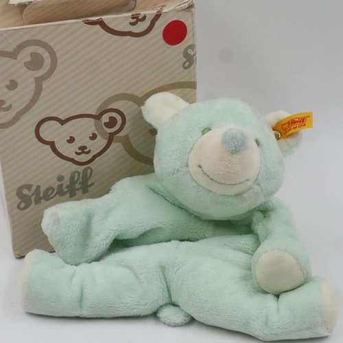 263 - Boxed small Steiff bear, no certificate, box has wear. UK P&P Group 2 (£20+VAT for the first lot and... 