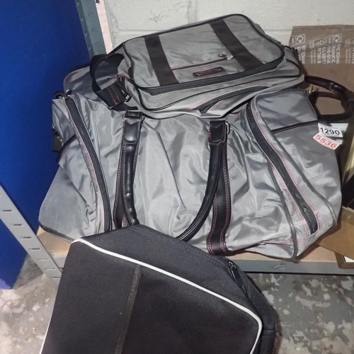 1290 - Luggage set and a BMW bag. Not available for in-house P&P