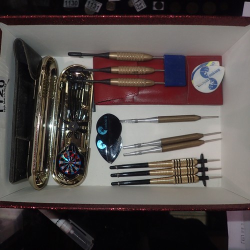 1120 - Three sets of darts including Unicorn. UK P&P Group 1 (£16+VAT for the first lot and £2+VAT for subs... 