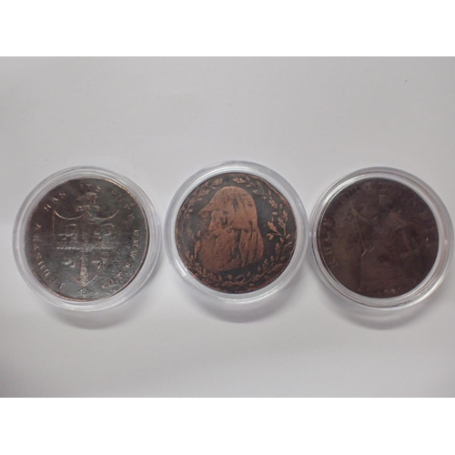 1106 - Workhouse tokens to include a Parys mining Druid type . UK P&P Group 0 (£6+VAT for the first lot and... 