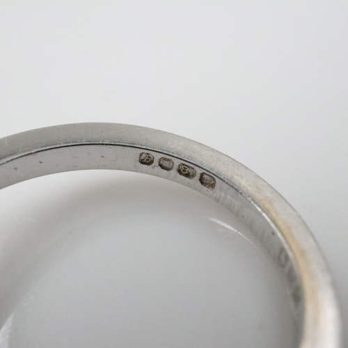 12 - 18ct white gold cocktail ring with central 0.5cts diamond surrounded by twelve smaller diamonds, siz... 