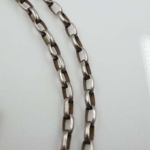 46 - Hallmarked silver stone-set Welsh dragon pendant necklace. UK P&P Group 0 (£7+VAT for the first lot ... 