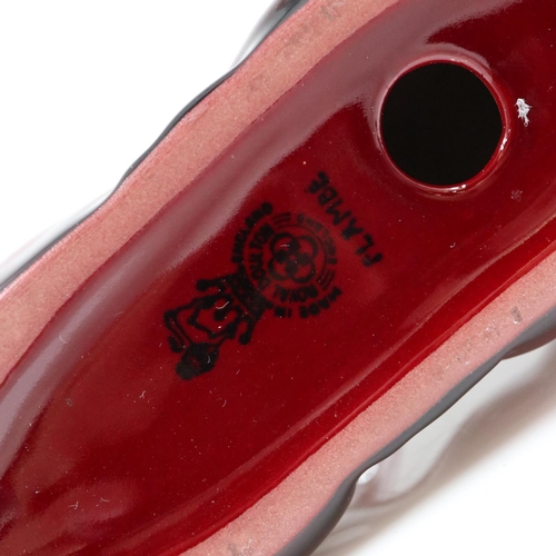 116 - Royal Doulton flambé reclining hare, no cracks or chips, L: 11 cm. UK P&P Group 2 (£24+VAT for the f... 