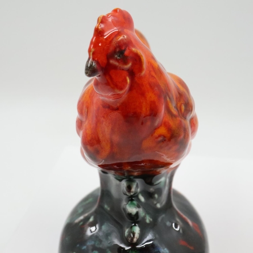 118 - Anita Harris hen, signed in gold, no cracks or chips, H: 15 cm. UK P&P Group 2 (£24+VAT for the firs... 
