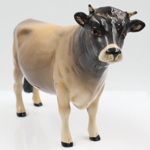 120 - Beswick Jersey bull CH Dunsley Coy Boy, no cracks or chips. UK P&P Group 2 (£24+VAT for the first lo... 