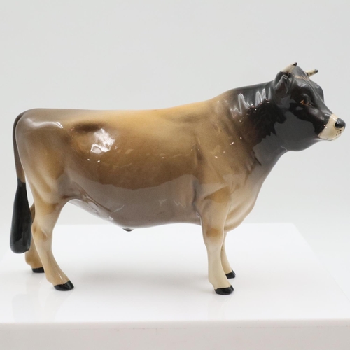 120 - Beswick Jersey bull CH Dunsley Coy Boy, no cracks or chips. UK P&P Group 2 (£24+VAT for the first lo... 