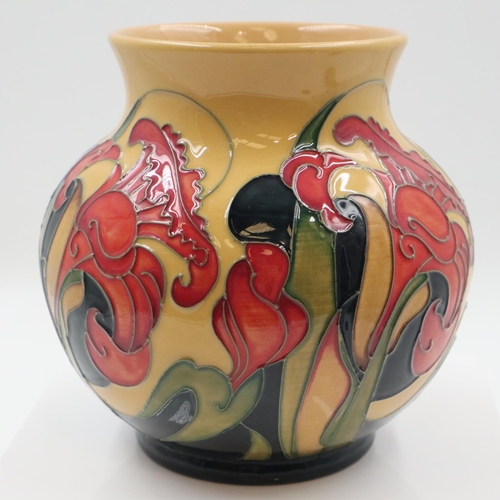 132 - Emma Bossons for Moorcroft, a trial vase in the Rydal Mount pattern, no cracks or chips, H: 16 cm. U... 