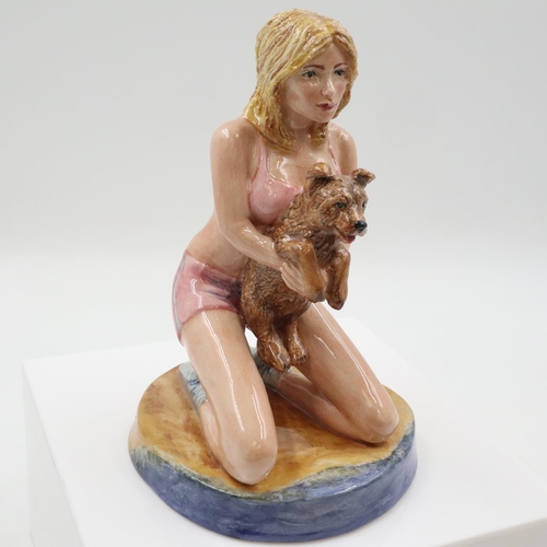 135 - Peggy Davies figurine, 1/1 colourway, no cracks or chips, H: 18 cm. UK P&P Group 2 (£24+VAT for the ... 