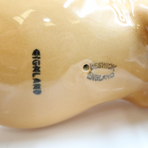 138 - Beswick Dunn Highland pony, no 1644, no cracks or chips. UK P&P Group 2 (£24+VAT for the first lot a... 