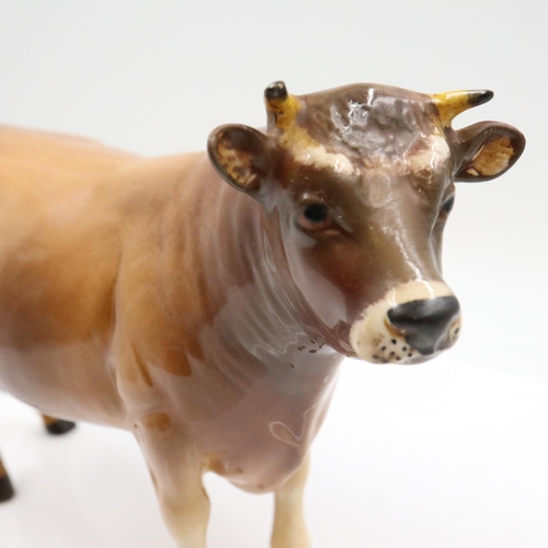 141 - Beswick Jersey Dunsley Coy Boy bull, no cracks or chips. UK P&P Group 2 (£24+VAT for the first lot a... 