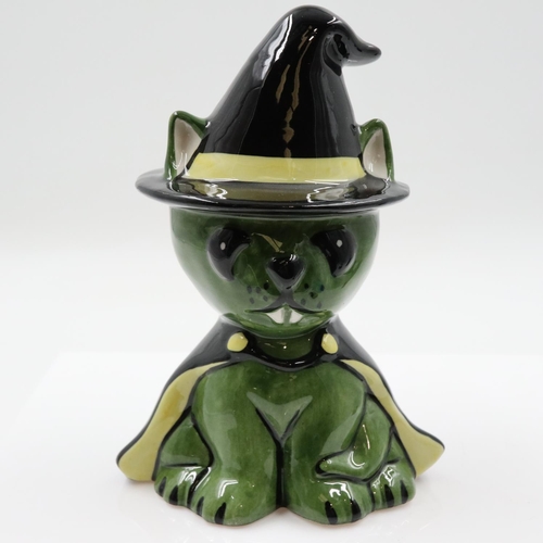 145 - Lorna Bailey cat, Grotbags, no cracks or chips, H: 13 cm. UK P&P Group 1 (£18+VAT for the first lot ... 