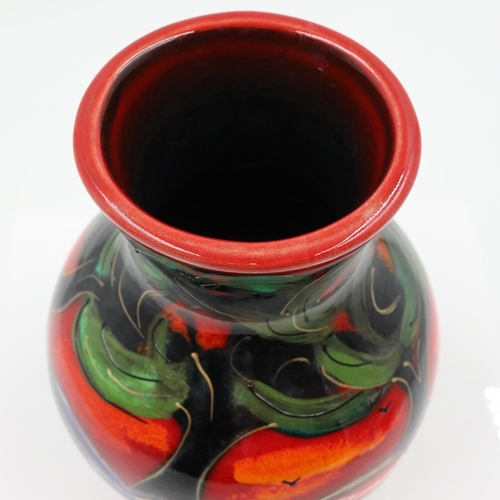 161 - Anita Harris Deco Trees vase, signed in gold, no cracks or chips. UK P&P Group 2 (£24+VAT for the fi... 