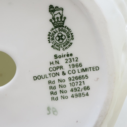 162 - Three Royal Doulton ladies: Tracey, Soiree and The Last Waltz. UK P&P Group 2 (£24+VAT for the first... 