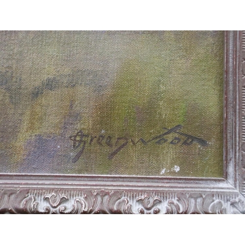 2003 - Orlando Greenwood (1892-1989): oil on canvas, The Covey, image 59 x 49cm, overall 72 x 62cm, present... 