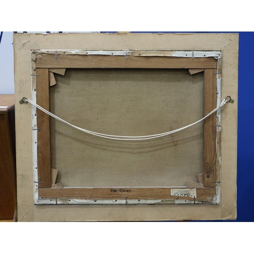 2003 - Orlando Greenwood (1892-1989): oil on canvas, The Covey, image 59 x 49cm, overall 72 x 62cm, present... 