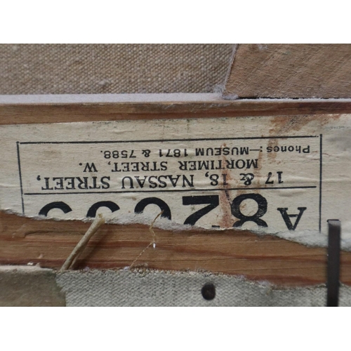 2003 - Orlando Greenwood (1892-1989): oil on canvas, The Covey, image 59 x 49cm, overall 72 x 62cm, present... 