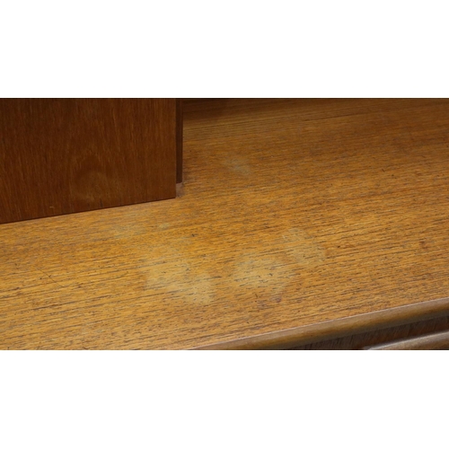 2013 - G-Plan Fresco teak combination cocktail cabinet and sideboard, with drop-front and sliding-door cabi... 