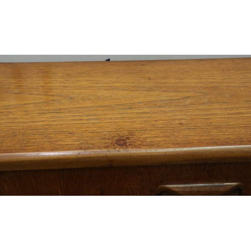 2013 - G-Plan Fresco teak combination cocktail cabinet and sideboard, with drop-front and sliding-door cabi... 